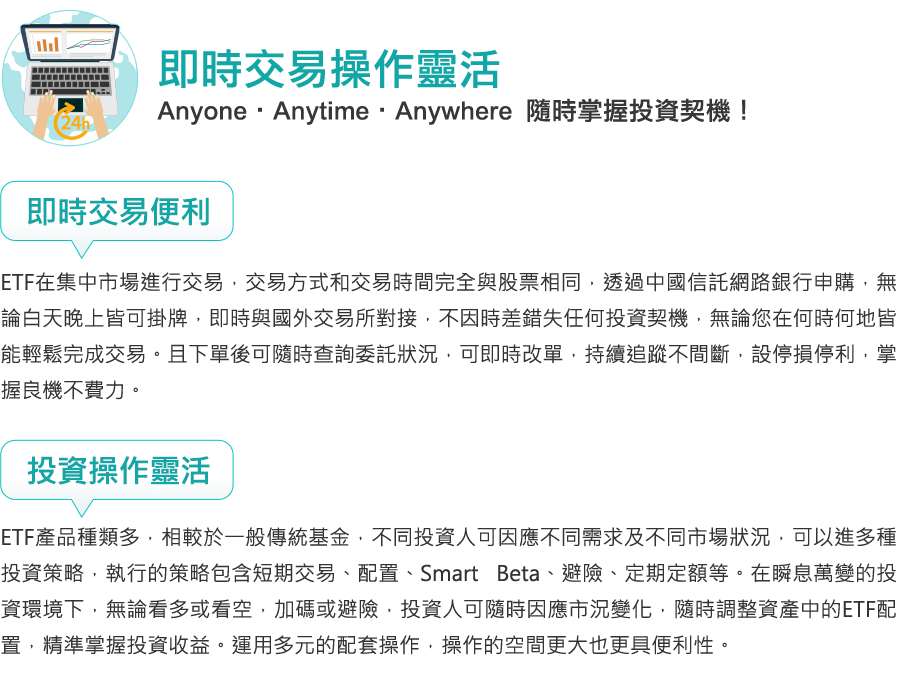 即時交易操作靈活