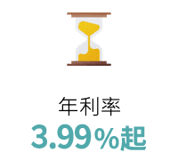 年利率3.99%起