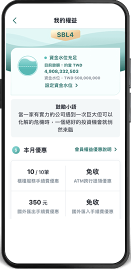 中國信託行動ecash App 權益與會員優惠