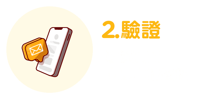 步驟2:驗證(簡訊OTP驗證身份)