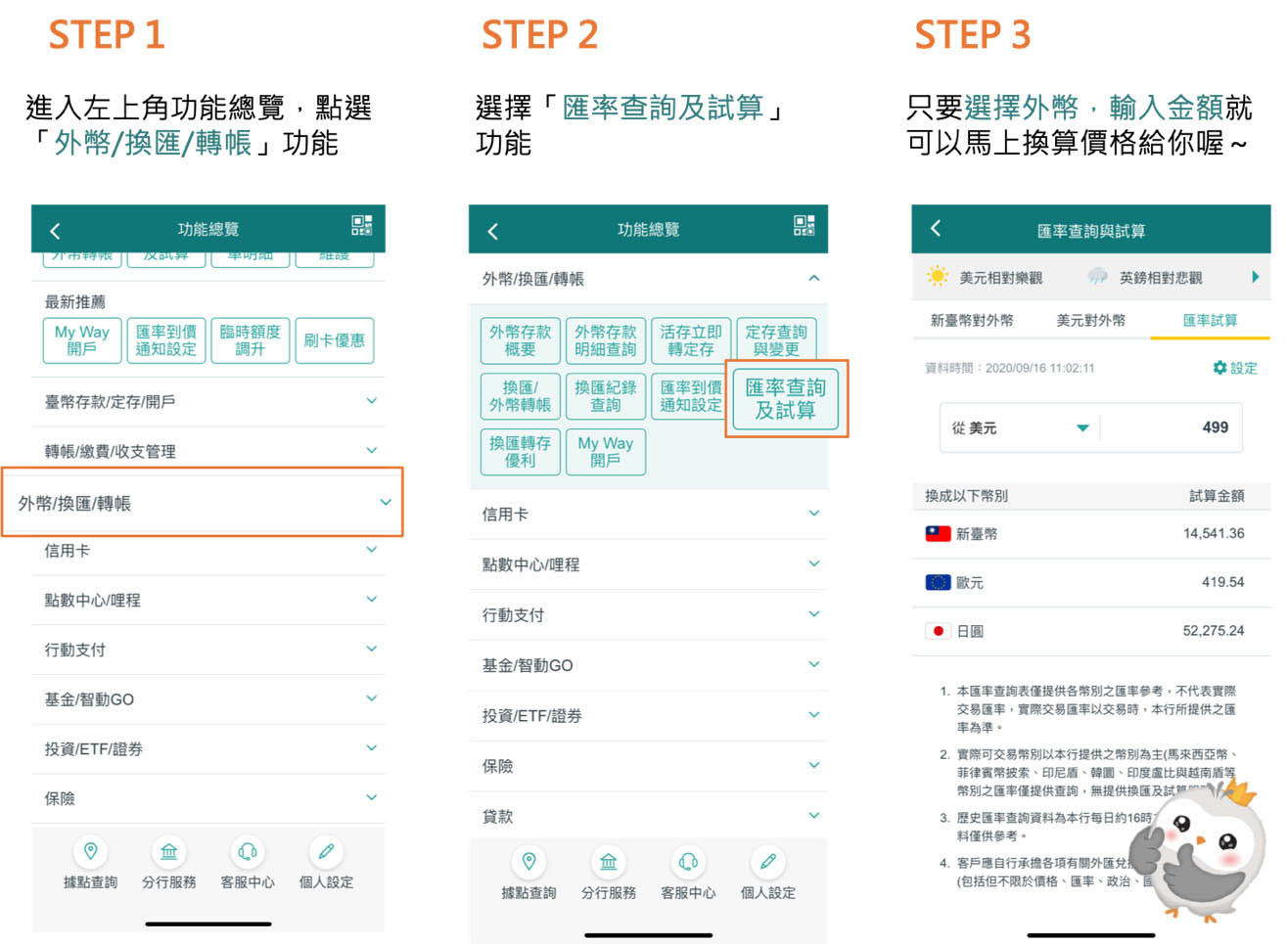 免費匯率換算app 出國逛街幫你貼心計算 中國信託